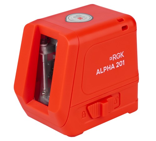 Лазерный уровень RGK ALPHA 201 с красным лучом Лазерный уровень RGK ALPHA 201 с красным лучом