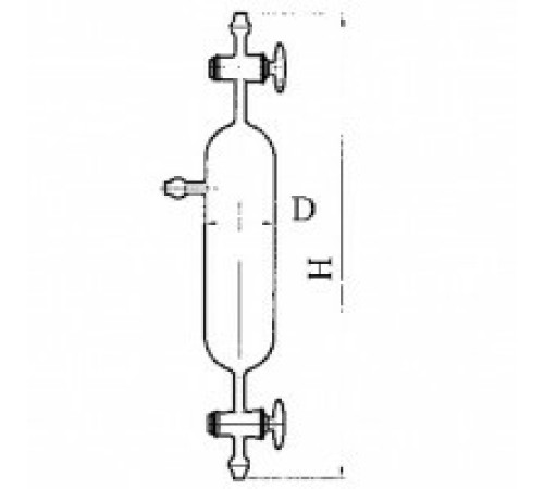 Пипетка газовая, эскиз 3-63 Пипетка газовая, эскиз 3-63