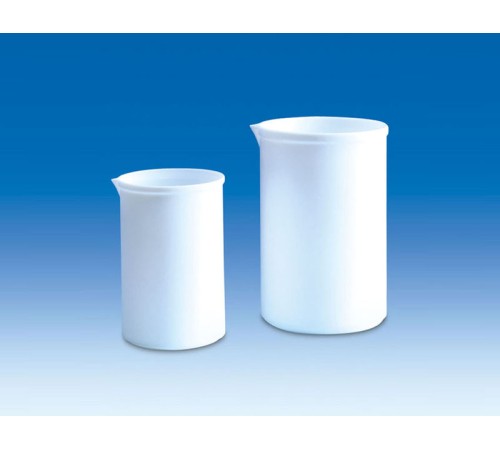 Стакан мерный VITLAB 10 мл, белый, PTFE Стакан мерный VITLAB 10 мл, белый, PTFE