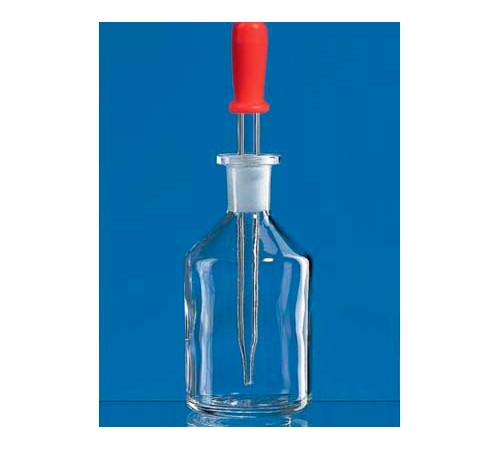 BRAND 124633 Бутылка для капельницы, натриево-кальциевое стекло, прозрачная, 50 мл, с капельницей и резиновой крышкой BRAND 124633 Бутылка для капельницы, натриево-кальциевое стекло, прозрачная, 50 мл, с капельницей и резиновой крышкой