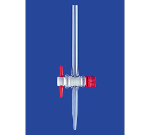 Кран для бюретки Lenz прямой NS12,5, PTFE Кран для бюретки Lenz прямой NS12,5, PTFE