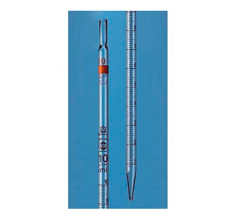 BRAND 27009 Пипетка мерная Silberbrand Eterna, класс B, Тип 2, 5 мл, градуировка 0.05 мл, полный слив, ватная пробка, 12 шт/упак BRAND 27009 Пипетка мерная Silberbrand Eterna, класс B, Тип 2, 5 мл, градуировка 0.05 мл, полный слив, ватная пробка, 12 шт/упак