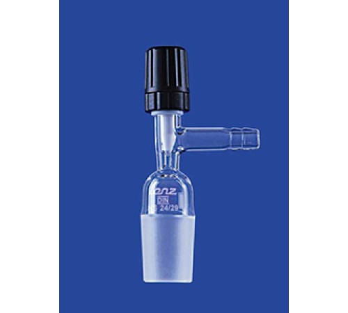 Кран для эксикатора Lenz прямой, игольчатый клапан, PTFE Кран для эксикатора Lenz прямой, игольчатый клапан, PTFE