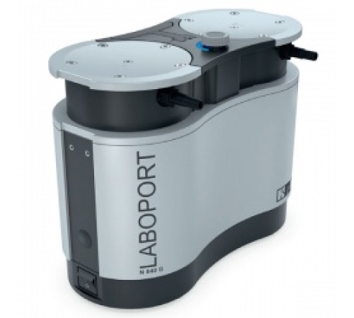 Вакуумный мембранный насос KNF N 840 G, 34 л/мин, вакуум до 6 мбар Вакуумный мембранный насос KNF N 840 G, 34 л/мин, вакуум до 6 мбар