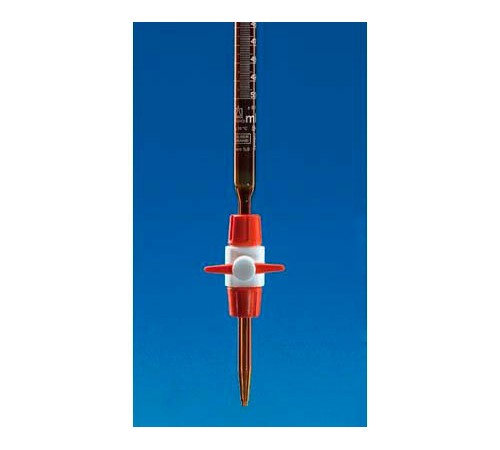 BRAND 13928 Бюретка компактная Silberbrand, PTFE-кран, 50 мл, градуировка 0.1 мл, стекло, янтарная BRAND 13928 Бюретка компактная Silberbrand, PTFE-кран, 50 мл, градуировка 0.1 мл, стекло, янтарная