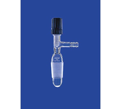 Кран для эксикатора Lenz с боковым отверстием, игольчатый клапан, PTFE Кран для эксикатора Lenz с боковым отверстием, игольчатый клапан, PTFE