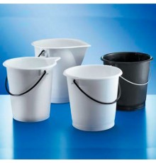 Ведро Kautex с носиком и ручкой, цвет белый, 10 л, LDPE