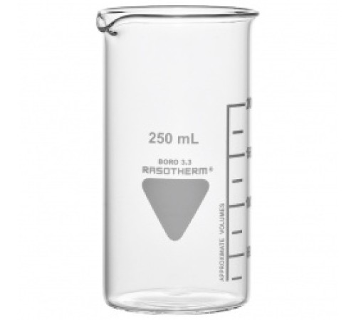 Стакан RASOTHERM 400 мл, высокий, с градуировкой, с носиком, стекло (Артикул 93306006) Стакан RASOTHERM 400 мл, высокий, с градуировкой, с носиком, стекло (Артикул 93306006)