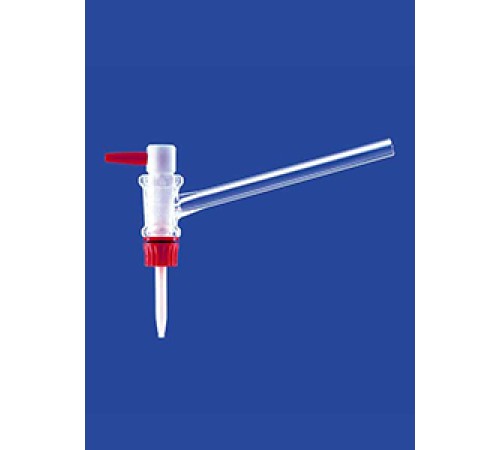 Кран для бюретки Lenz наклонный NS12,5, PTFE Кран для бюретки Lenz наклонный NS12,5, PTFE