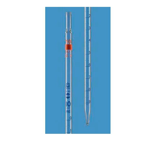BRAND 27306 Пипетка мерная Blaubrand, класс AS, DE-M, Тип 3, 1 мл, градуировка 0.01 мл, полный слив, ватная пробка, 12 шт/упак BRAND 27306 Пипетка мерная Blaubrand, класс AS, DE-M, Тип 3, 1 мл, градуировка 0.01 мл, полный слив, ватная пробка, 12 шт/упак