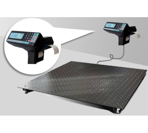 4D-PM-20/15-3000-RP с печатью этикеток - Промышленные электронные платформенные весы с 4 датчиками 4D-PM-20/15-3000-RP с печатью этикеток - Промышленные электронные платформенные весы с 4 датчиками