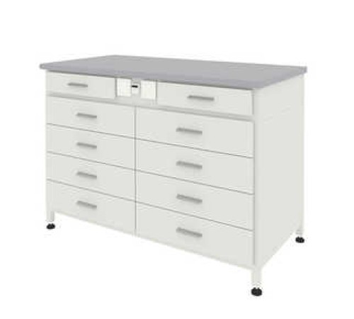 Стол-тумба с электрикой 1200x600x850 2 ящика + 4 ящика + 4 ящика (Арт: 56.0489.00.14-01) Стол-тумба с электрикой 1200x600x850 2 ящика + 4 ящика + 4 ящика (Арт: 56.0489.00.14-01)