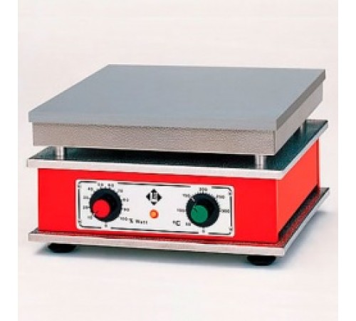 Нагревательная плитка Gestigkeit HT 02, 300 x 300 мм, 1,8 кВт, температура 50-300°C, с термостатом (Артикул HT 02) Нагревательная плитка Gestigkeit HT 02, 300 x 300 мм, 1,8 кВт, температура 50-300°C, с термостатом (Артикул HT 02)